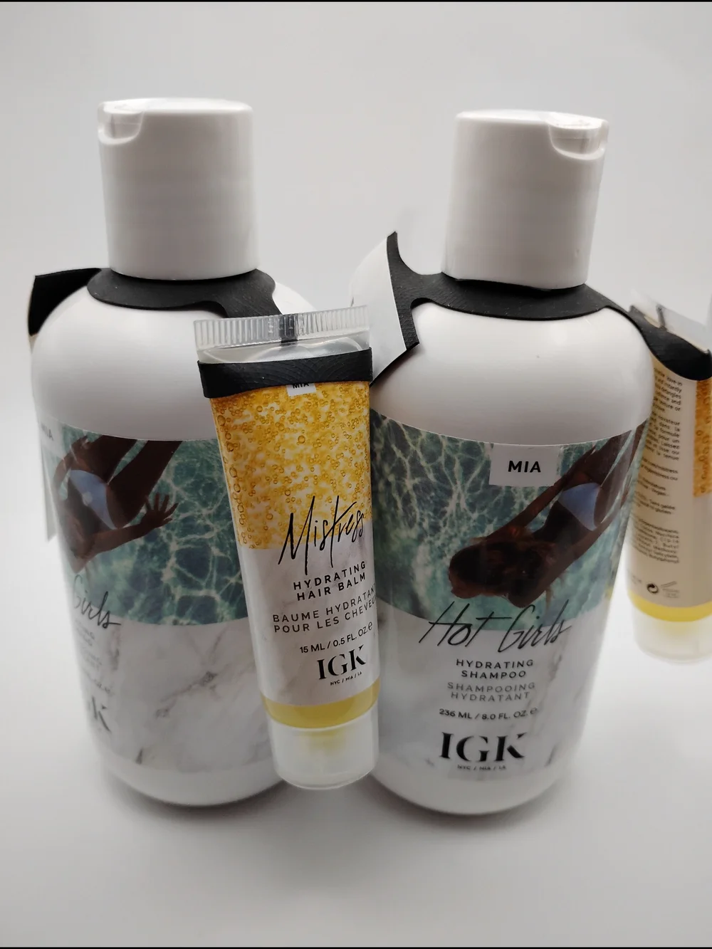 IGK Hot Girls Hydrating Shampoo Duo Includes 2 Mistress Hydrating Hair Balms